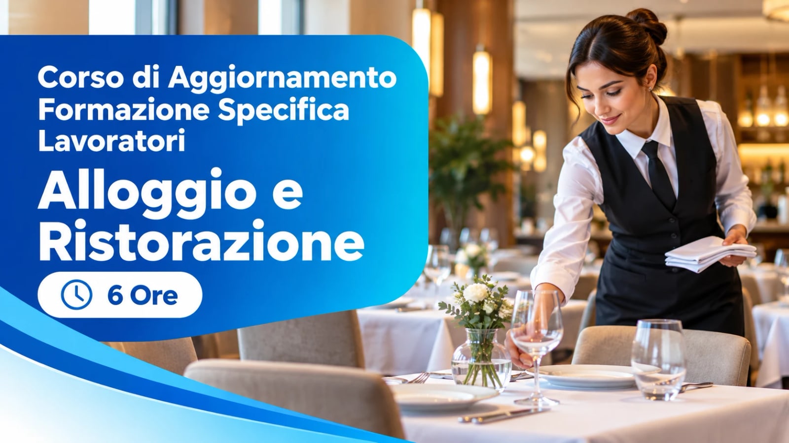 Corso di Aggiornamento Formazione Specifica Lavoratori — Alloggio e Ristorazione — 6 Ore