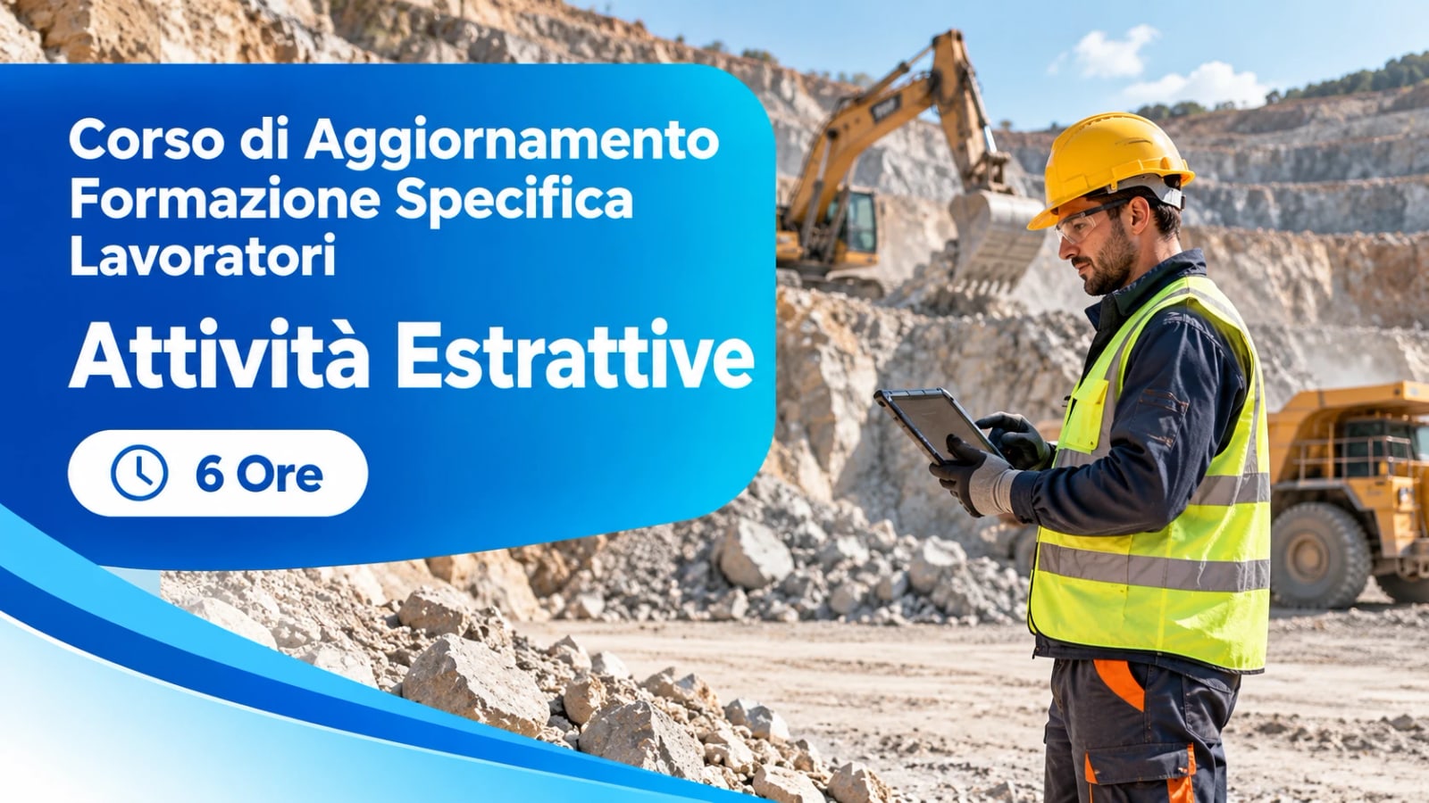 Corso di Aggiornamento Formazione Specifica Lavoratori — Attività Estrattive — 6 Ore