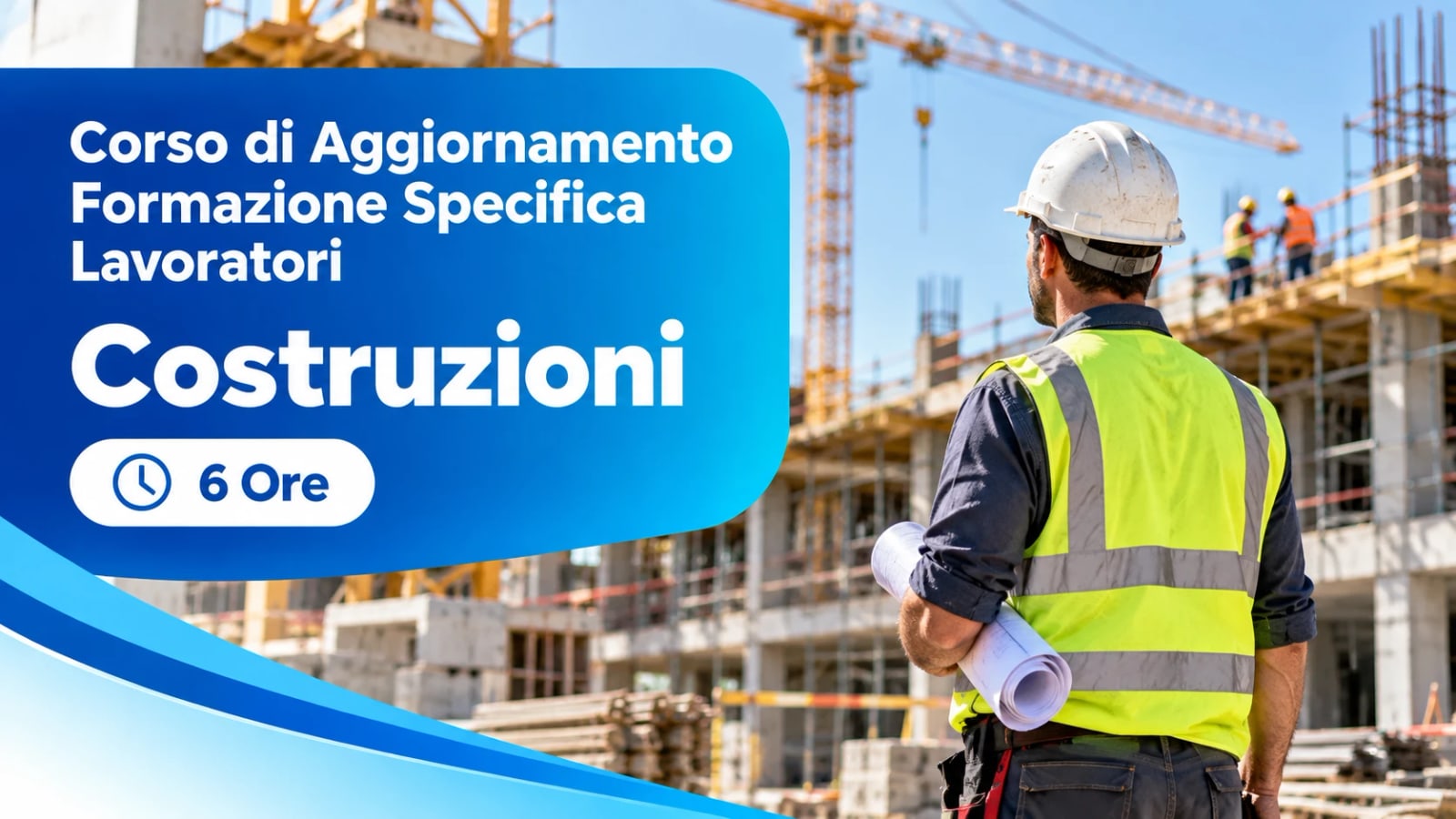 Corso di Aggiornamento Formazione Specifica Lavoratori — Costruzioni — 6 Ore