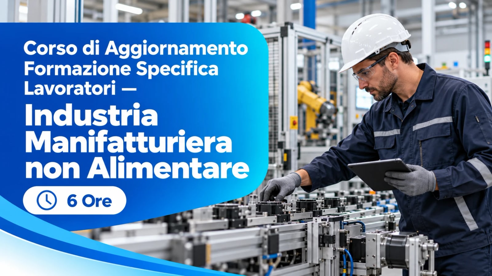 Corso di Aggiornamento Formazione Specifica Lavoratori — Industria Manifatturiera non Alimentare — 6 Ore