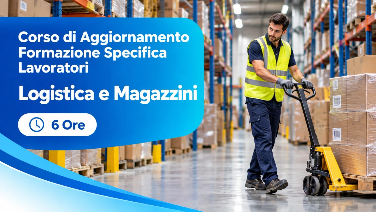 Corso di Aggiornamento Formazione Specifica Lavoratori — Logistica e Magazzini — 6 Ore
