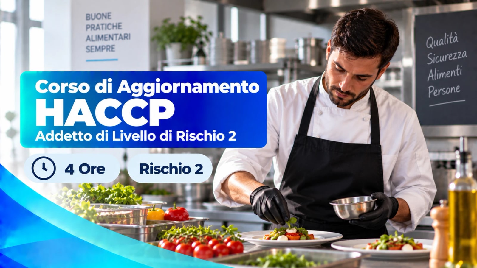 Corso di Aggiornamento HACCP Addetto di Livello di Rischio 2 — 4 Ore