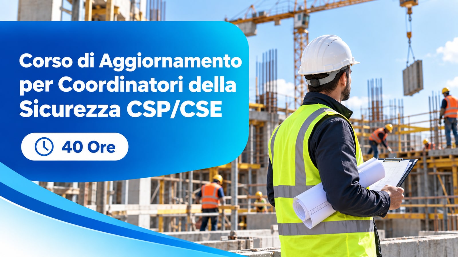 Corso di Aggiornamento per Coordinatori della Sicurezza CSP/CSE — 40 Ore