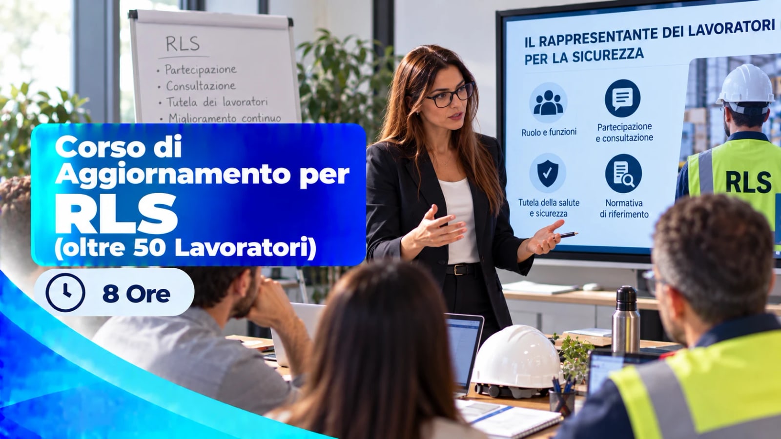Corso di Aggiornamento per RLS (oltre 50 Lavoratori) — 8 Ore